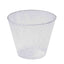 12-Pack Plastic Party Glasses Silver Glittered - Sparkly Disposable Cups for Events 9oz