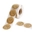 500Pcs 1.5â€ Handmade with Love Olive Branch Stickers Roll, Cookie and Bakery Box Labels - Round