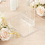 Acrylic Display Stand Flower Pedestal with Square Bases Clear - Durable 10mm Thick Wedding Centerpiece 24"