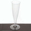 12-Pack Plastic Champagne Flutes Hollow Stem Clear - Lightweight Disposable Glasses for Toasts 5oz