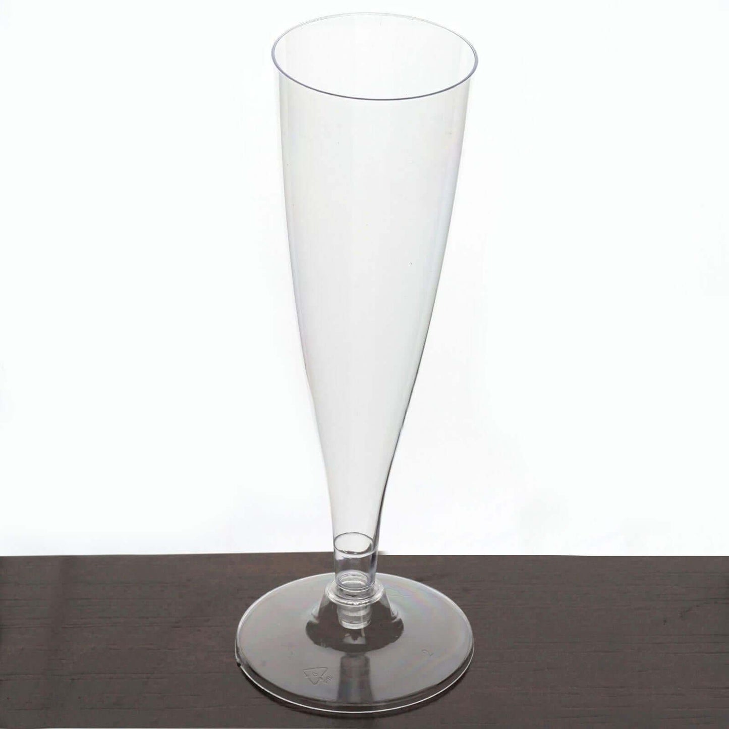 12-Pack Plastic Champagne Flutes Hollow Stem Clear - Lightweight Disposable Glasses for Toasts 5oz