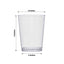25-Pack Plastic Tumbler Cups Clear - Stylish Disposable Party Glasses 10oz