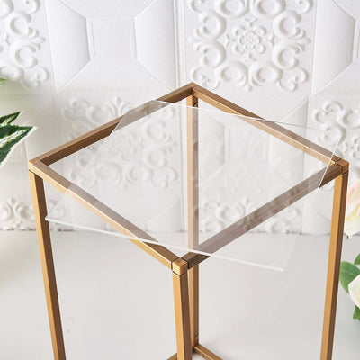 2-Pack Acrylic Plexiglass Sheets Top Plates Clear Square - Protective Film Coating 11" 3mm Thick