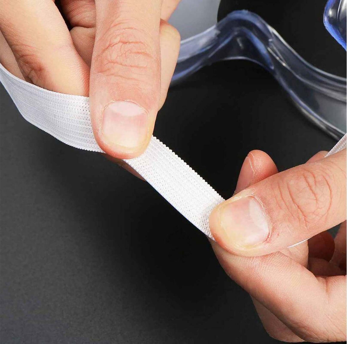 Adjustable Protective Goggles, Safety Eyewear With Anti Fog Coating and Air Vents