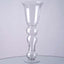 4-Pack Glass Trumpet Vases Pilsner Curved Design Clear - Stylish Flower Centerpieces for Events 20"