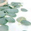 200 Pcs Artificial Eucalyptus Leaves Decor Frosted Green - Lifelike Faux Greenery Petals for Rustic-Themed Parties Arrangements & Decor Projects