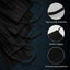 50 Pack 3 Ply Black Disposable Face Mask Non Woven Mask with Ear Loop