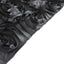 Rosette Satin 14"x108" Table Runner Black - Grandiose Design