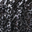 Sequin 72"x72" Table Overlay Square Tablecloth Black - Big Payette Table Cover