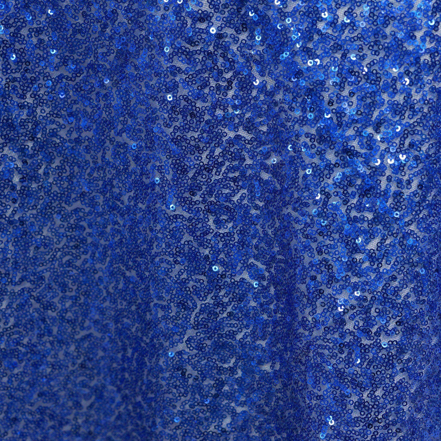 Sequin 72"x72" Table Overlay Square Tablecloth Royal Blue - Sparkly Table Cover