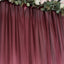 8ftx10ft Burgundy Satin Event Curtain Drapes, Backdrop Event Panel