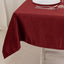 Lamour Satin 54"x54" Table Overlay Square Tablecloth Burgundy - Durable & Silk-Like Table Cover