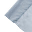 5ftx14ft Dusty Blue Chiffon Curtain Panel, Durable Flame Resistant Backdrop Ceiling Drapery With Rod Pocket