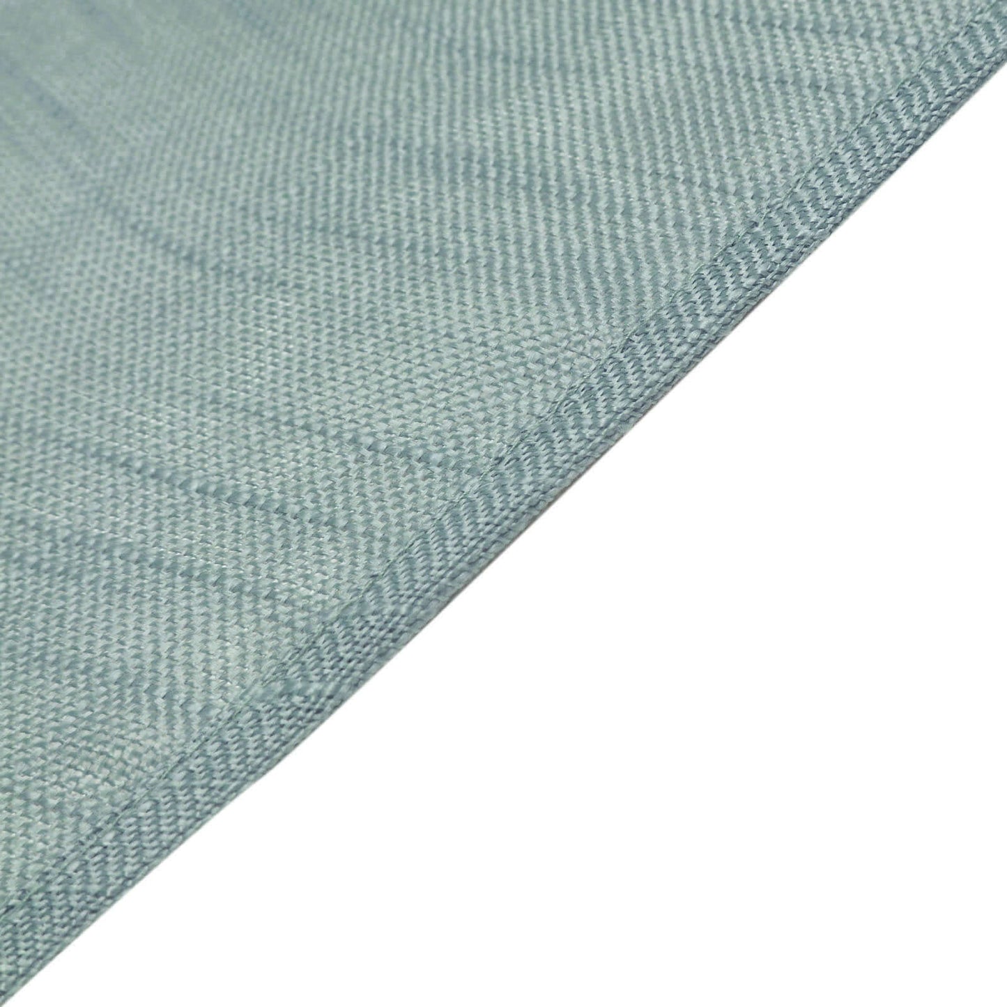 5 Pack Faux Linen 20"x20" Napkins Dusty Blue - Slubby Textured & Wrinkle Resistant Cloth Napkins