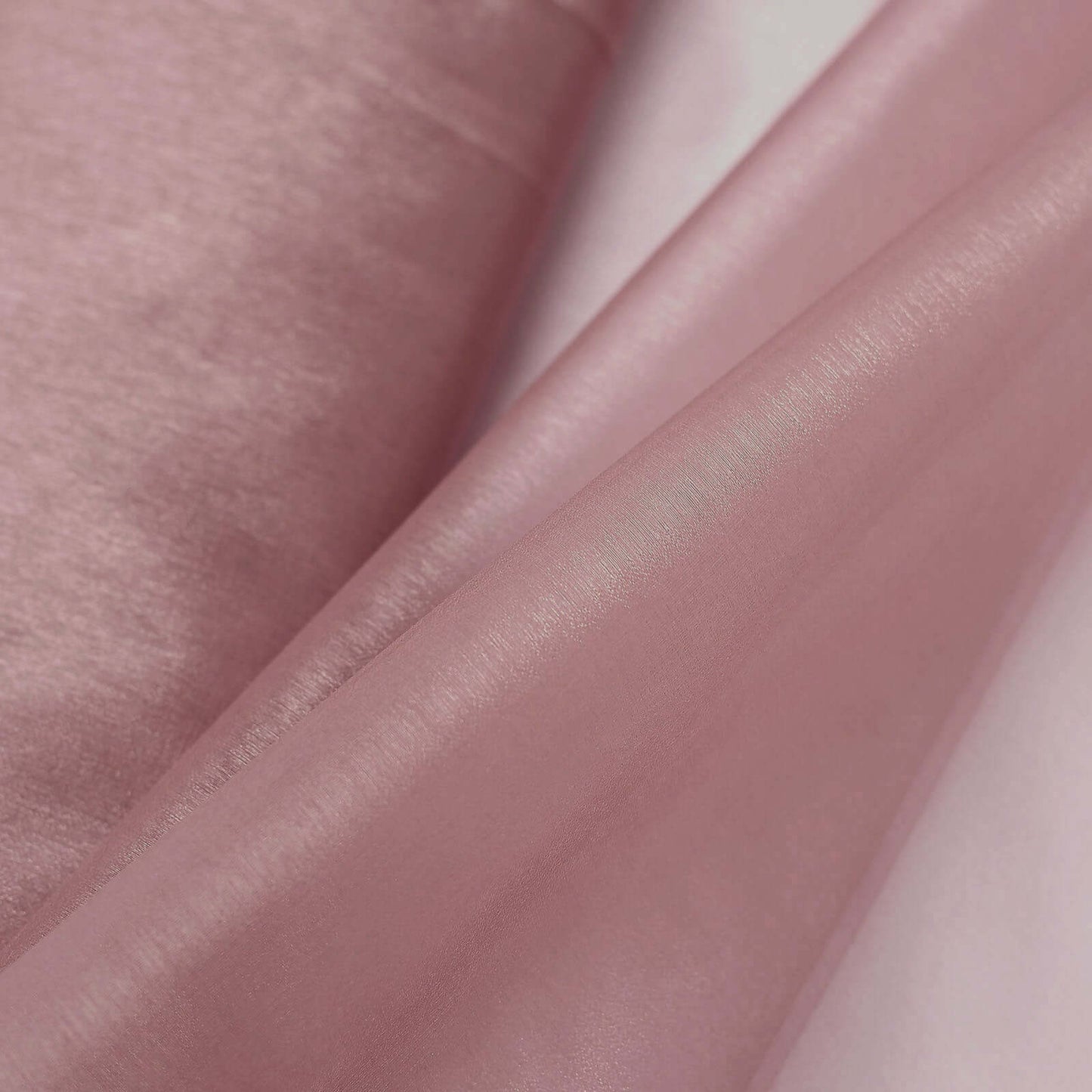 54"x10yd Dusty Rose Solid Sheer Chiffon Fabric Bolt, DIY Voile Drapery Fabric