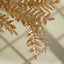2-Pack Artificial Fern Leaf Branches Metallic Gold - Faux Decorative Bouquets for Glamorous Centerpiece Backdrop & Floral Decor 21"