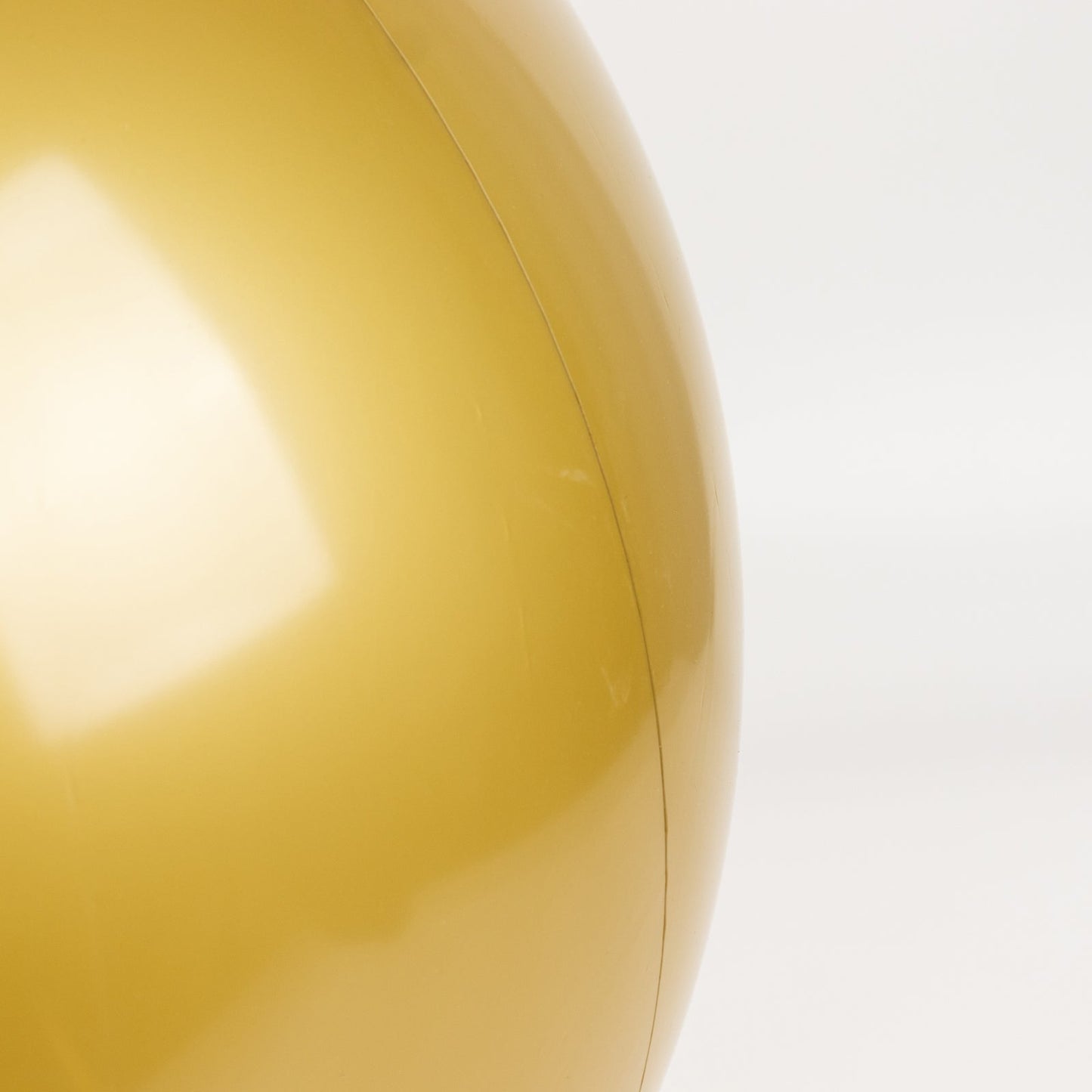 2 Pack 20" Inflatable Gold Decorative Balls - Round Vinyl Pool and Party Balls, Lightweight & Fun