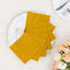 20 Pack Linen-Like Paper 5"x5" Napkins Gold - Highly Absorbent & Disposable Airlaid Beverage Napkins