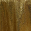 Sequin 72"x72" Table Overlay Square Tablecloth Gold - Sparkly Design for Stunning Events
