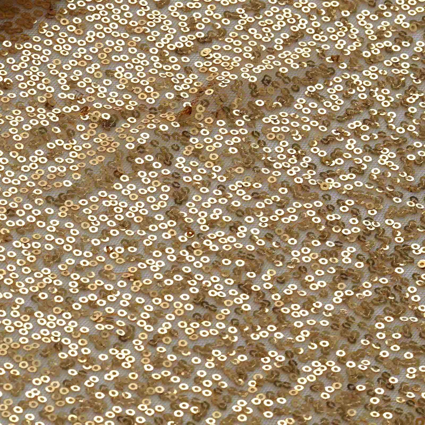 54"x4 Yards Gold Sequin Fabric Bolt, Sparkly DIY Craft Fabric Roll
