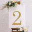 Decorative Rhinestone Number "2" Stickers, Glitter Adhesive Craft Numbers Gold DIY Sparkle Embellishments 8"