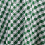 Polyester 120" Round Tablecloth White/Green Seamless - Checkered Buffalo Plaid Table Cover
