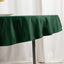 Scuba Round 70" Tablecloth Hunter Emerald Green - Wrinkle Free & Stain Resistant Table Cover