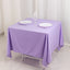 Scuba Square 70"x70" Tablecloth Lavender Lilac - Wrinkle Free & Stain Resistant Table Cover