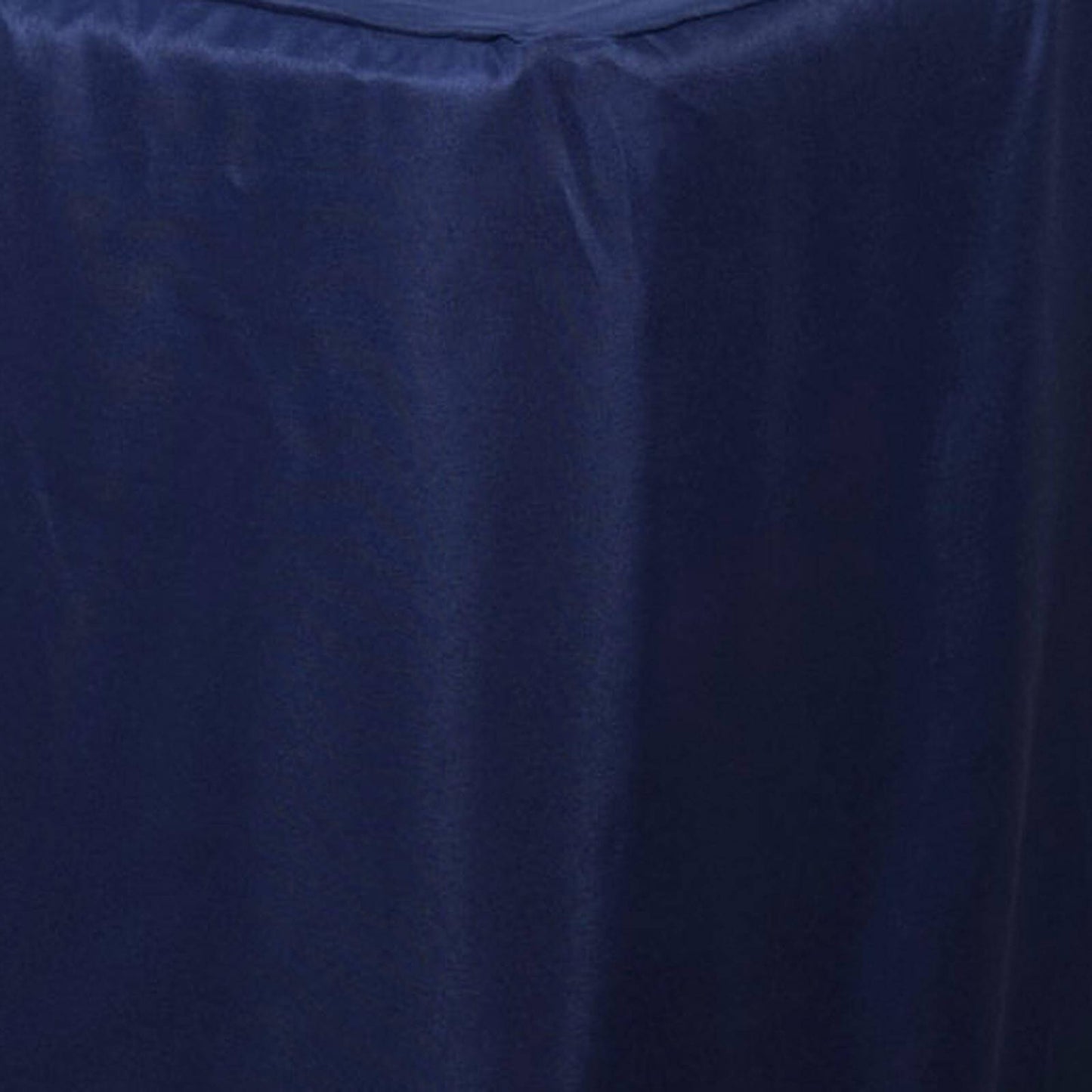 Fitted Polyester 72"x30" Rectangle Tablecloth Navy Blue - Durable Table Cover