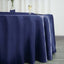 Satin 120" Round Tablecloth Navy Blue - Stylish Seamless Table Cover