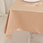 Lamour Satin 54"x54" Table Overlay Square Tablecloth Nude - Durable & Silk-Like Table Cover