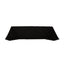 Cotton Blend 90"x156" Rectangle Tablecloth Black - Seamless Wrinkle-Resistant Table Cover
