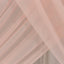 Blush Sheer Backdrop Drape â€“ 5ft x 14ft Wedding Arch & Ceiling Decor Panel, Wrinkle Free with Soft Shimmer