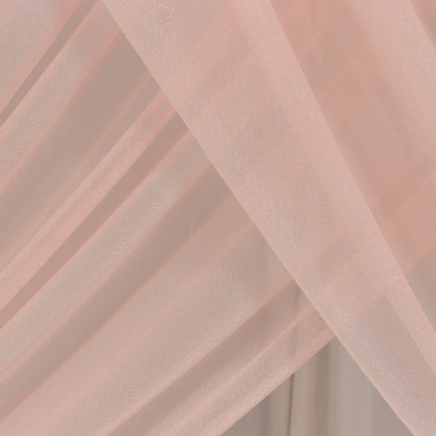 Blush Sheer Backdrop Drape â€“ 5ft x 14ft Wedding Arch & Ceiling Decor Panel, Wrinkle Free with Soft Shimmer