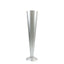 Metal Trumpet Vase Brushed Silver - Durable Design for Stylish Wedding Decor 28"