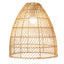 Boho Rattan Light Shades Set of 3 â€“ Natural Woven Pendant Lamp Covers in Cone Shape â€“ 16" 18" 20" â€“ Ceiling Shades Only