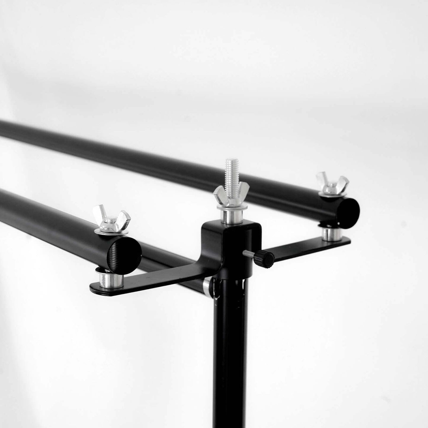10ft DIY Triple Cross Bars and Mounting Brackets For Backdrop Stands
