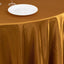 Scuba Round 108" Tablecloth Shimmering Gold - Wrinkle Free & Stain Resistant Table Cover for Weddings and Parties