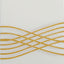 25 Pack Linen-Like Paper 8"x4" Napkins White with Metallic Gold Foil Wave Design - Soft & Absorbent Airlaid Hand Towels for Exquisite Weddings & Events