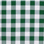 Polyester 54"x54" Table Overlay Square Tablecloth White/Green - Checkered Buffalo Plaid Design for Casual Table Settings