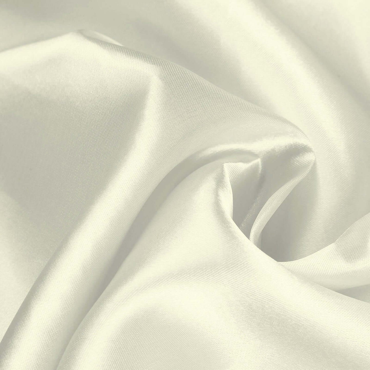Polyester 90"x90" Table Overlay Square Tablecloth Ivory - Wrinkle-Resistant & Durable Table Cover
