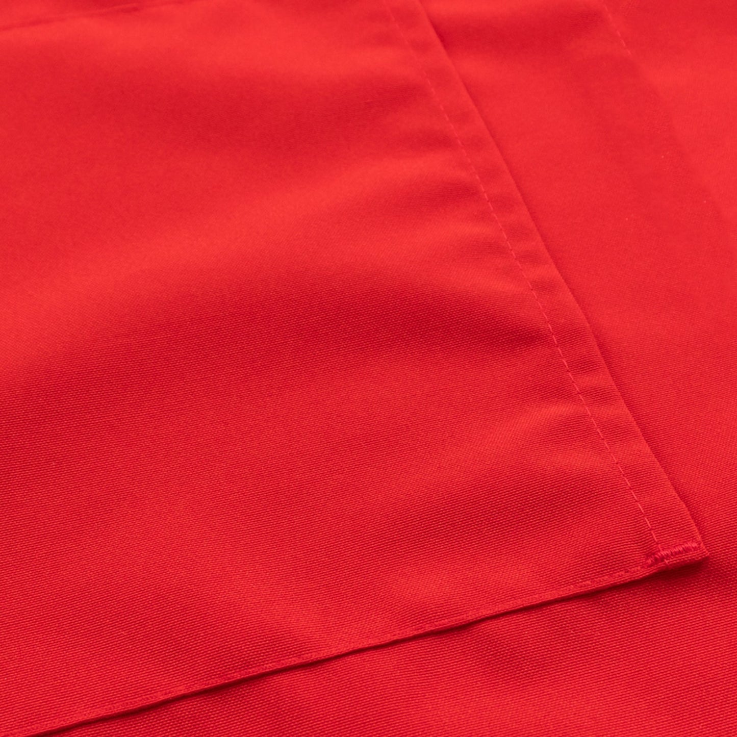 Red Premium Polyester Cooking Chef Apron with Adjustable Neck and Long Ties, Waterdrop Resistant 2 Pockets Unisex Kitchen Bib Apron