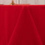 Cotton Blend 90"x132" Rectangle Tablecloth Red - Seamless Wrinkle-Resistant Table Cover