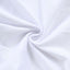 6ft Matte White Spandex Fitted Chiara Backdrop Stand Cover For Round Top Wedding Arch