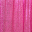 8ftx8ft Fuchsia Sequin Event Curtain Drapes, Backdrop Event Panel