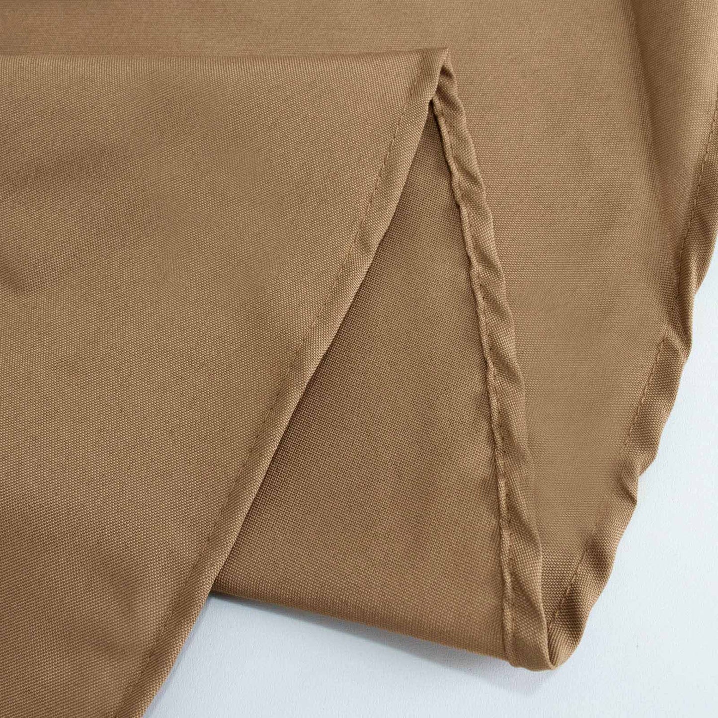 Polyester 12"x108" Table Runner Taupe - Durable & Wrinkle-Resistant Table Decor