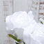 31" 24Pcs White Long Stem Artificial Silk Roses Flowers