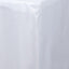 Fitted Polyester 96"x30" Rectangle Tablecloth White - Durable and Easy to Maintain Table Cover for Trade Shows, Catering & Events