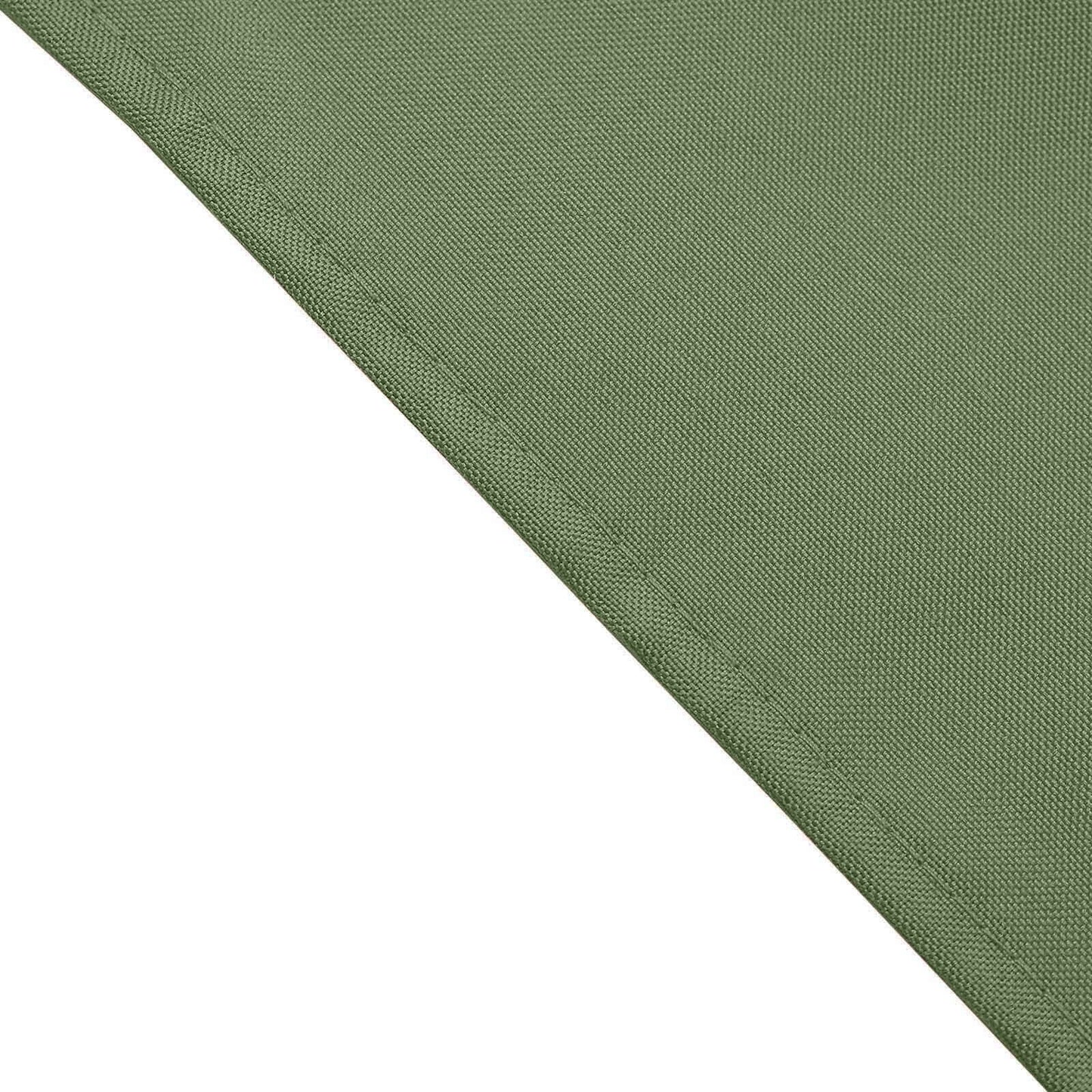 5 Pack Polyester 17"x17" Napkins Olive Green - Durable & Wrinkle Resistant Dinner Napkins