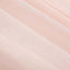 2 Pack Handmade Blush Faux Linen Curtains 52"x64", Curtain Panels With Chrome Grommets -